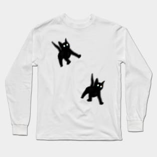 Black Cats Are Luck Long Sleeve T-Shirt